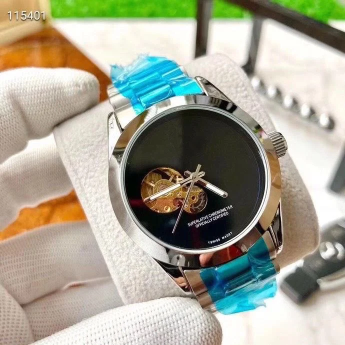 Automatic watch limited edition rlx men sapphire GMT movement 40MM sterile dial luminous hands winding stainless steel case
Automatic watch limited edition rlx men sapphire GMT movement 40MM sterile dial luminous hands winding stainless steel case