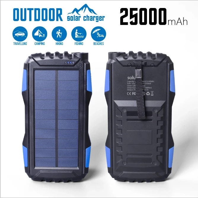 Solar Power Bank Waterproof 30000mAh Charger 2 USB External Charger Powerbank for Xaiaomi Iphone Huawei All Phone LED Poverbank
Solar Power Bank Waterproof 30000mAh Charger 2 USB External Charger Powerbank for Xaiaomi Iphone Huawei All Phone LED Poverbank
