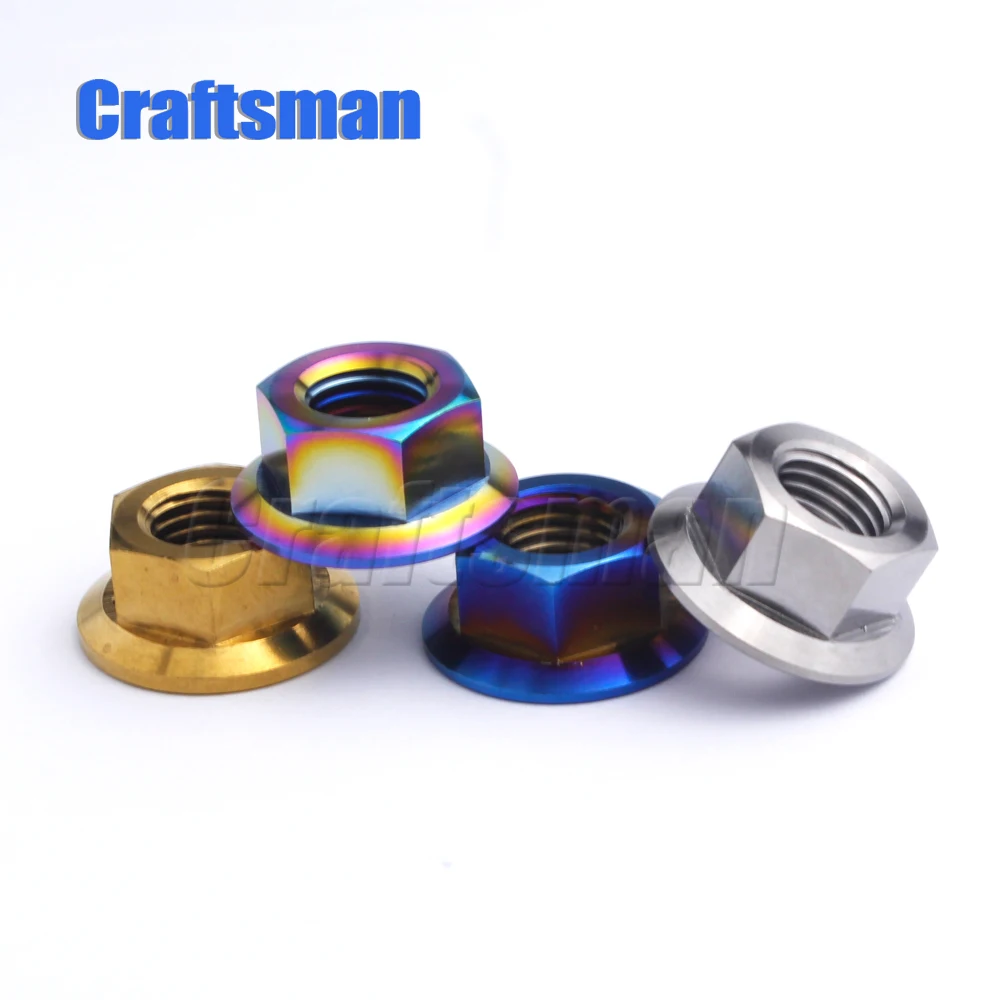 Shop Generic Craftsman Titanium Nuts Ti M5 M6 M8 M10 M12 M14 M16 Flange