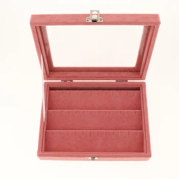 Earring storage box Elegant Earrings Ear Studs Display Box Case Jewelry Holder Clear Lid pink jewelry box girl gift
Earring storage box Elegant Earrings Ear Studs Display Box Case Jewelry Holder Clear Lid pink jewelry box girl gift