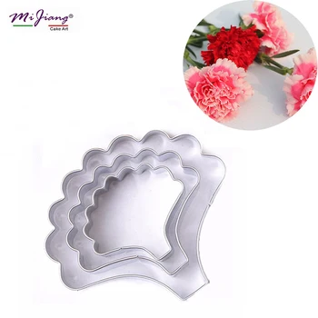 Carnations Stainless Steel Cookie Cutter Set Cake Mold Fondant Cake Decorating Tools Flower Petal Sugar Paste Biscuit Mold A376
Carnations Stainless Steel Cookie Cutter Set Cake Mold Fondant Cake Decorating Tools Flower Petal Sugar Paste Biscuit Mold A376