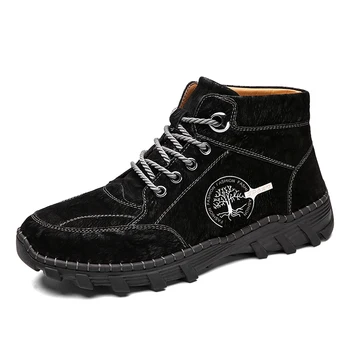 New Men's Boots Comfortable Winter Boots Trend Style Men's Boots Ankle Boots Outdoor Cold Protection Men Designer Shoes 38-48 
New Men's Boots Comfortable Winter Boots Trend Style Men's Boots Ankle Boots Outdoor Cold Protection Men Designer Shoes 38-48