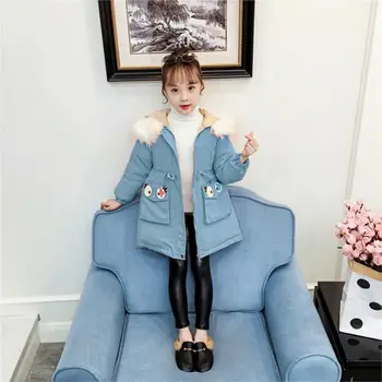 Girls Winter Jacket Kids Parka 2019 New Fur Collar Hooded Thicken Warm Child Winter Jacket Girls Korean Coat for Teenage 4-12Yrs
Girls Winter Jacket Kids Parka 2019 New Fur Collar Hooded Thicken Warm Child Winter Jacket Girls Korean Coat for Teenage 4-12Yrs