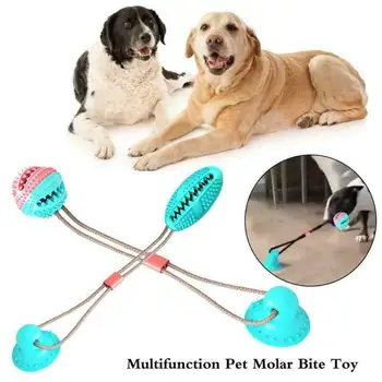 Multifunction Dog Molar Ball Grinding Teeth with Sucker Rubber Biting Chew Cleaning Teeth Safe Elasticity TPR Soft Puppy Toy
Multifunction Dog Molar Ball Grinding Teeth with Sucker Rubber Biting Chew Cleaning Teeth Safe Elasticity TPR Soft Puppy Toy
