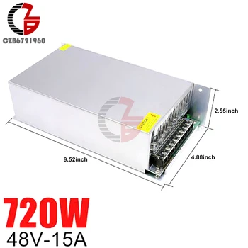 48V Switching Power Supply 15A 720W AC to DC LED Strip Power Source Adapter Transformer LED Power Supply Voltage Regulator
48V Switching Power Supply 15A 720W AC to DC LED Strip Power Source Adapter Transformer LED Power Supply Voltage Regulator