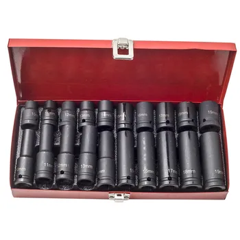 20PCS 1/2" Drive Deep Impact Socket Set Long Reach Wheel Wrench Nut Tool 10-19mm 
20PCS 1/2" Drive Deep Impact Socket Set Long Reach Wheel Wrench Nut Tool 10-19mm
