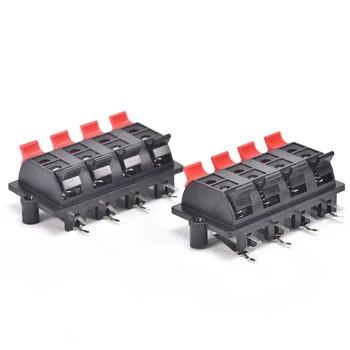2Pcs Speaker Terminal Board Double Rows 8 Terminal 8 Position Spring Loaded Push Speaker Socket Connector Board
2Pcs Speaker Terminal Board Double Rows 8 Terminal 8 Position Spring Loaded Push Speaker Socket Connector Board