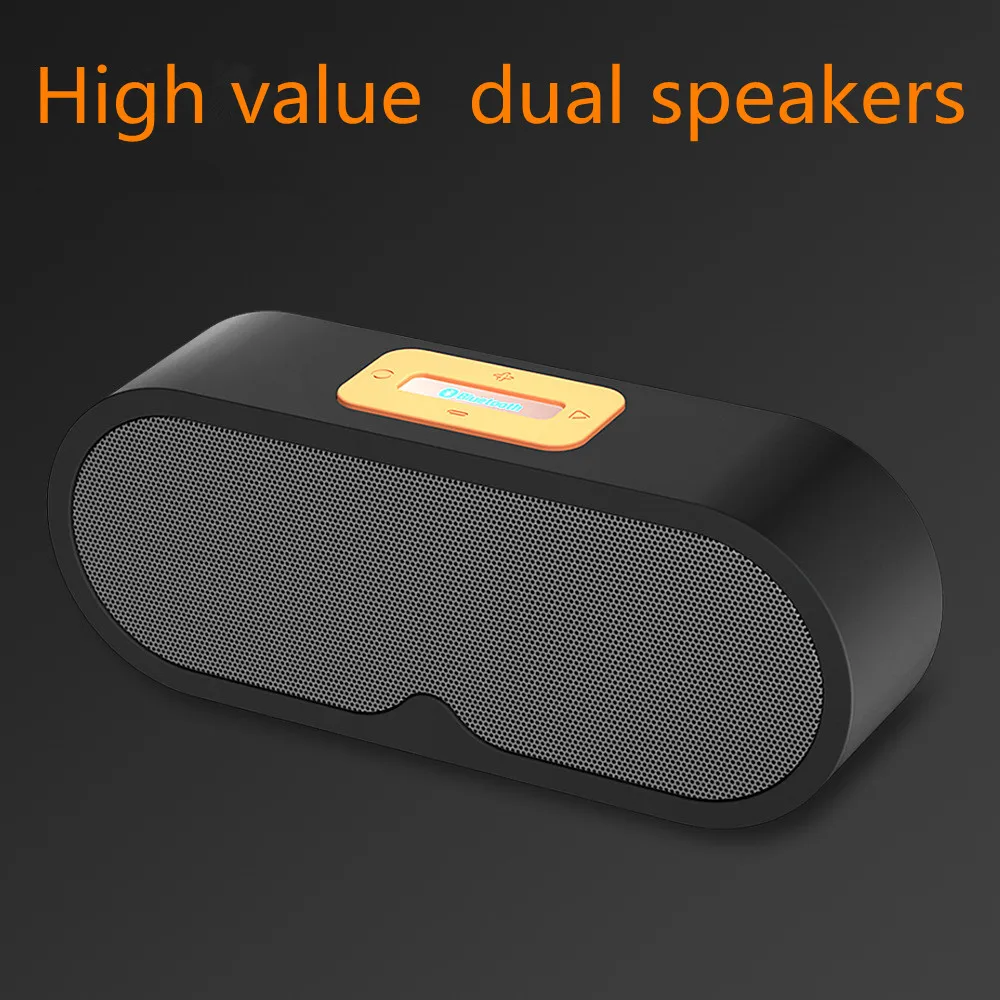 New Bluetooth 4.2 Wireless Subwoofer Mobile Mini Portable Card Dual Speaker Bluetooth Stereo Quality 3.5 Audio Interface
New Bluetooth 4.2 Wireless Subwoofer Mobile Mini Portable Card Dual Speaker Bluetooth Stereo Quality 3.5 Audio Interface
