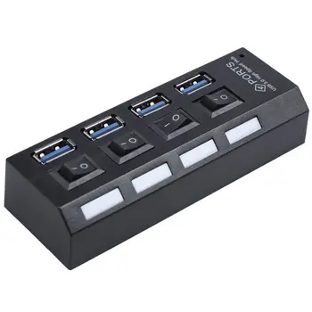 USB 3.0 Hub 4 Ports Super Speed 5Gbps 4-port USB 3.0 Windows Mac OS Linux PC Laptop - Black
USB 3.0 Hub 4 Ports Super Speed 5Gbps 4-port USB 3.0 Windows Mac OS Linux PC Laptop - Black