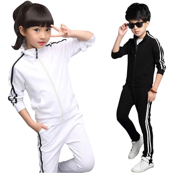 Boys Girls Clothing set Children's Spring Autumn Solid Student Sprotwear 2pcs suits Long Sleeve Clothes For 5 6 8 10 12 14 Years
Boys Girls Clothing set Children's Spring Autumn Solid Student Sprotwear 2pcs suits Long Sleeve Clothes For 5 6 8 10 12 14 Years
