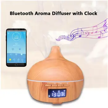 Bluetooth Aroma Diffuser with Clock via APP Aromatherapy Ultrasonic Air Humidifier with Colorful LED Light for Room 500ml
Bluetooth Aroma Diffuser with Clock via APP Aromatherapy Ultrasonic Air Humidifier with Colorful LED Light for Room 500ml