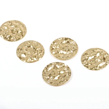 

Hammered Raw Brass Wavy Disc Charms,Earring Findings,Textured Pendant,Blanks With 1 Hole Earrings,Charm,Pendants, 24x24mm-RB1007