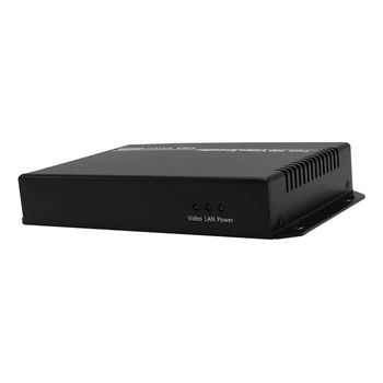 

H.264 1080P HD VGA + Audio to IP Video Stream Encoder IPTV Live Streaming Encoder H 264 with HTTP RTSP RTMP UDP ONVIF RTMPS HLS(