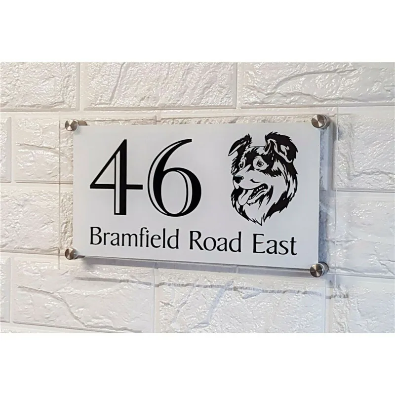 Australian Shepherd Dog House Number Plaque House number Door Sign Door Modern Stand Off Door Address Sign apartment number
Australian Shepherd Dog House Number Plaque House number Door Sign Door Modern Stand Off Door Address Sign apartment number