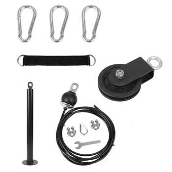 LAT Pull Down Pulley System Weight Pulley System with Loadng Pin Cable Machine Pulley Attachment for Triceps
LAT Pull Down Pulley System Weight Pulley System with Loadng Pin Cable Machine Pulley Attachment for Triceps