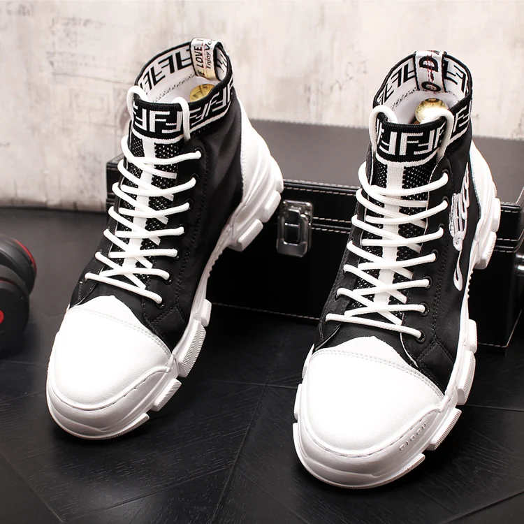 Spring and Autumn Breathable Men Casual Shoes Male Canvas Shoes Young People Lace-up Flats Non-Leather Casual Lightweight Shoes
