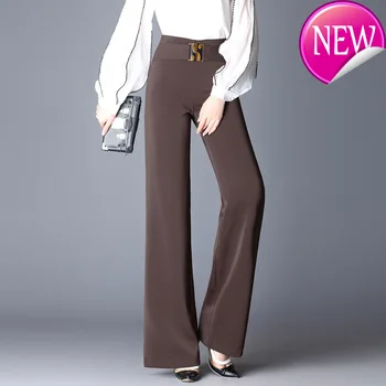 Women's New Style Full Length Wide Leg Trousers High Waist Khaki Black Red Elegant Straight Flat Office Lady Pants M To 6xl
Women's New Style Full Length Wide Leg Trousers High Waist Khaki Black Red Elegant Straight Flat Office Lady Pants M To 6xl