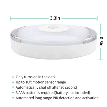 3 Pcs/6 Pcs Kitchen Cabinet LED Lights Warm White PIR Motion Sensor Wall Lamp R9JC
3 Pcs/6 Pcs Kitchen Cabinet LED Lights Warm White PIR Motion Sensor Wall Lamp R9JC