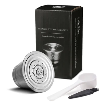 Coffee Filter Press Inoxidable Tamper With Capsule Refillable Reusable Gift Home Pod Kitchen Machine Stainless Steel Tools
Coffee Filter Press Inoxidable Tamper With Capsule Refillable Reusable Gift Home Pod Kitchen Machine Stainless Steel Tools