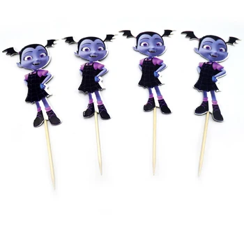 24pcs/lot Vampirina Cupcake Toppers Baby Shower Party Favors Decoration Birthday Pokemon/Princess/Mario Cake Toppers With Sticks
24pcs/lot Vampirina Cupcake Toppers Baby Shower Party Favors Decoration Birthday Pokemon/Princess/Mario Cake Toppers With Sticks