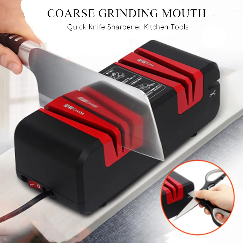 Multi-function knife sharpener Electric Household fast sharpener automatic knife grinder Kitchen knife grindstone kitchen tools
Multi-function knife sharpener Electric Household fast sharpener automatic knife grinder Kitchen knife grindstone kitchen tools