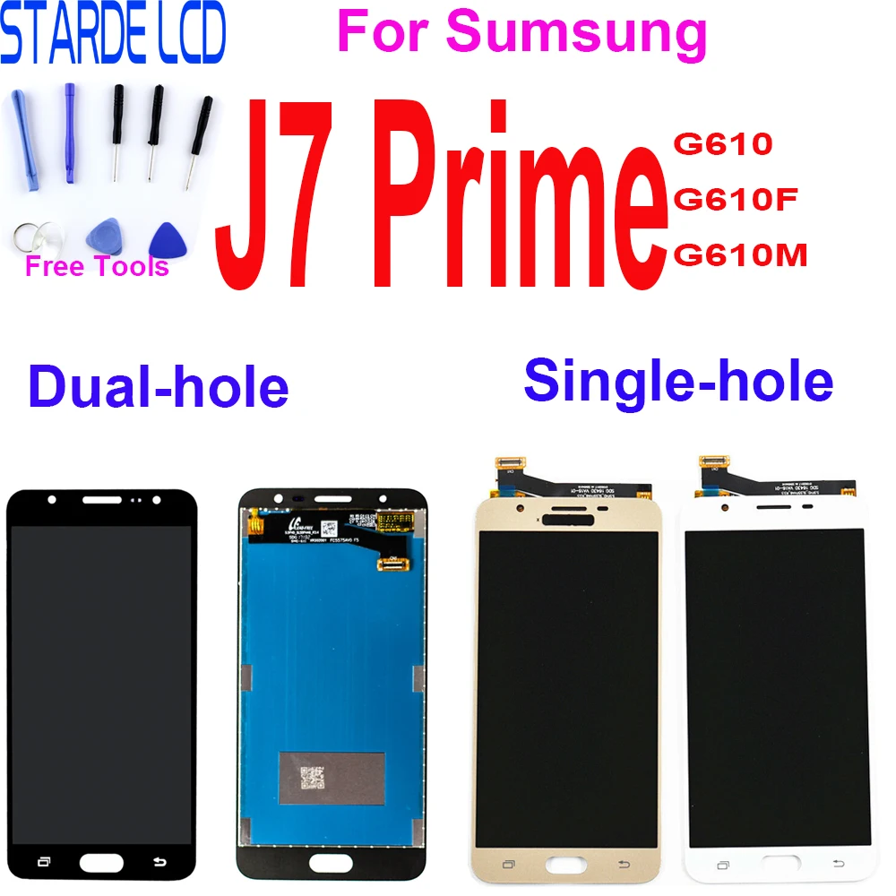 5.5'' LCD Display for SAMSUNG Galaxy J7 Prime G610 G610F G610M Touch Screen Digitizer Assembly Replacement Repair Parts Tested
5.5'' LCD Display for SAMSUNG Galaxy J7 Prime G610 G610F G610M Touch Screen Digitizer Assembly Replacement Repair Parts Tested
