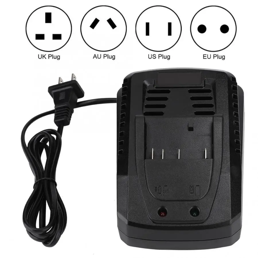 10.8-14.4V-18V Battery Charger for BOSCH Power Tool Lithium Battery Black 100-240V
10.8-14.4V-18V Battery Charger for BOSCH Power Tool Lithium Battery Black 100-240V