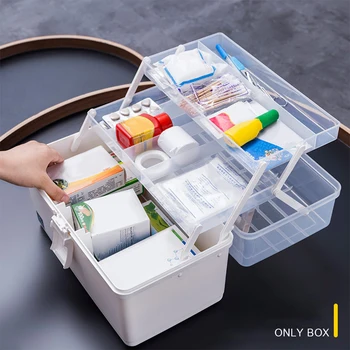 With Handle Multi Layer Camping Travel Lockable Design Emergency Rectangular First Aid Storage Box Pill Holder Home Dustproof
With Handle Multi Layer Camping Travel Lockable Design Emergency Rectangular First Aid Storage Box Pill Holder Home Dustproof