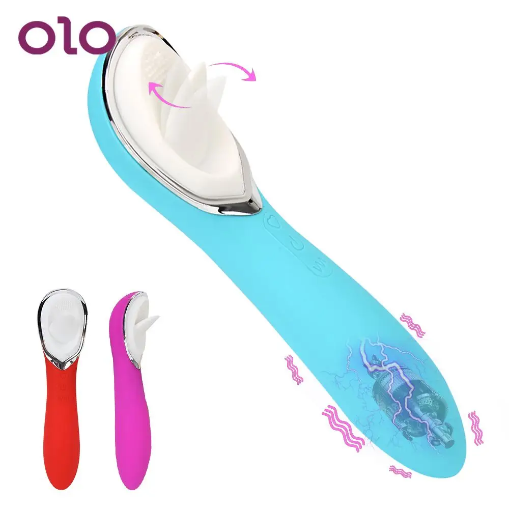 2 в 1 вибрирующие Вибраторы для языка оральный секс стимулятор клитора, соска вибрирующий фаллоимитатор палочка 10 скоростей Вагина Массажер