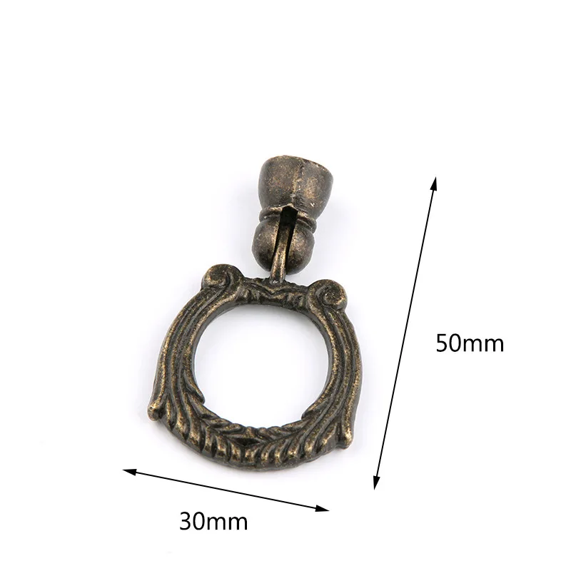 2PC 30*50mm Antique Furniture Drawer Handles Round Rings Counter handle Furniture Handle & Knob
2PC 30*50mm Antique Furniture Drawer Handles Round Rings Counter handle Furniture Handle & Knob
