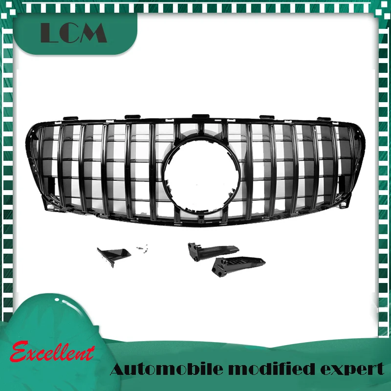 2017-2018 New For Mercedes Benz GLA-Class X156 GRT GLA200 GLA250 Grill GT Style Upper Front Bumper Racing Grille Overlay
2017-2018 New For Mercedes Benz GLA-Class X156 GRT GLA200 GLA250 Grill GT Style Upper Front Bumper Racing Grille Overlay