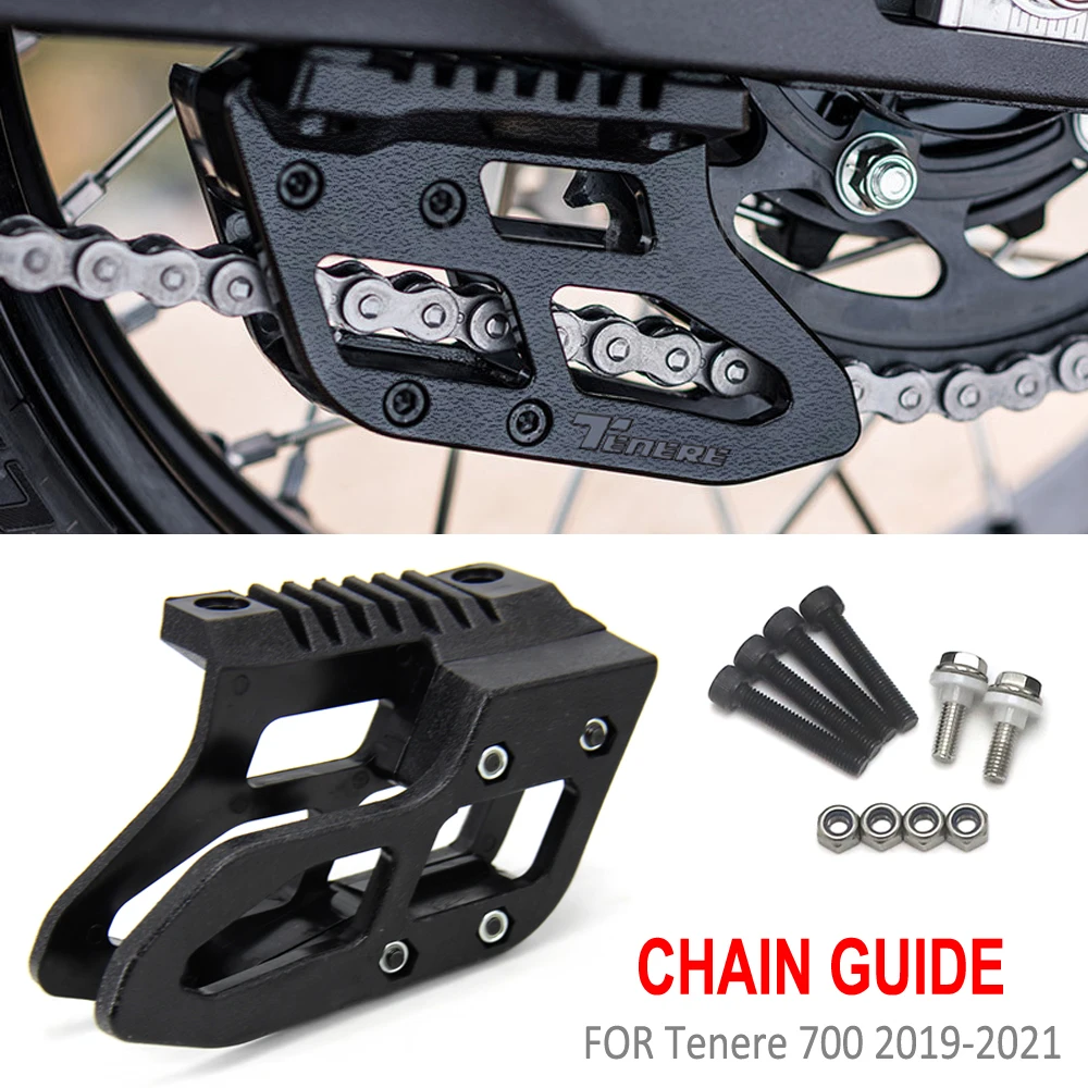 

Motorcycle Chain Guide Pulley Chains Stabilizer Chainring Protector Plate Guard Cover For YAMAHA Tenere 700 XTZ XT700Z T 700 T7