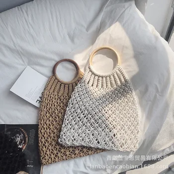 Summer Knitted Women Straw Bags Solid Vintage Boho Hallow Out Tote Beach Shopping Travel Bags Women Handbags
Summer Knitted Women Straw Bags Solid Vintage Boho Hallow Out Tote Beach Shopping Travel Bags Women Handbags