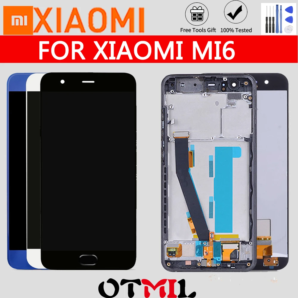 Original 5.15" LCD For XIAOMI Mi6 LCD Display Touch Screen Frame Replacement For Xiaomi Mi 6 LCD Display For Xiaomi 6 display
Original 5.15" LCD For XIAOMI Mi6 LCD Display Touch Screen Frame Replacement For Xiaomi Mi 6 LCD Display For Xiaomi 6 display
