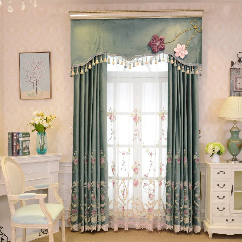 High-end Dutch Flannel European Embroidery Curtain Cloth Villa Modern Style Finished Product Curtains for Living Room Bedroom
High-end Dutch Flannel European Embroidery Curtain Cloth Villa Modern Style Finished Product Curtains for Living Room Bedroom