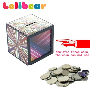 Money Box Magic Tricks Stage Close Up Magia Piggy Bank Toys Mystery Box Magie Mentalism Illusion Gimmick Props Prank Toy for Kid
Money Box Magic Tricks Stage Close Up Magia Piggy Bank Toys Mystery Box Magie Mentalism Illusion Gimmick Props Prank Toy for Kid