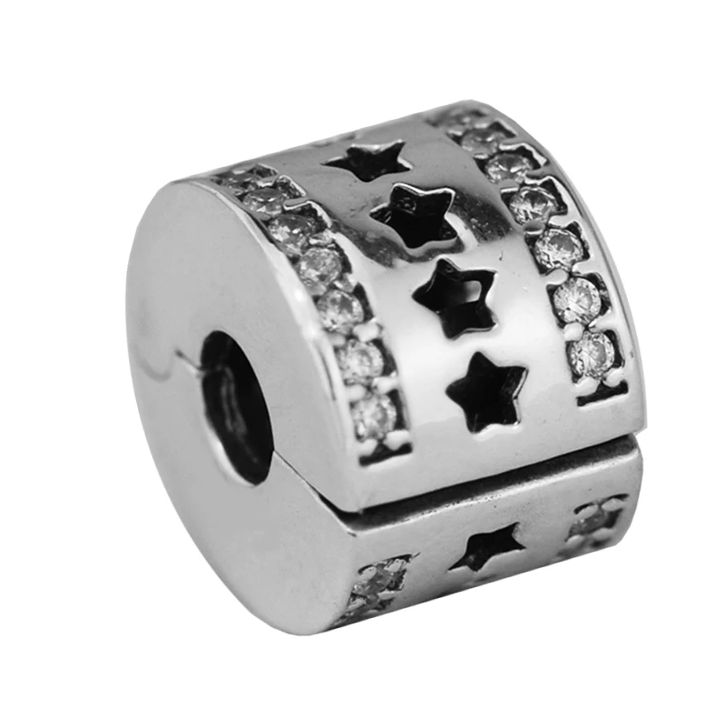 Beads For Jewelry Making Starry Formation Clip Clear CZ Fits European Charms Bracelets Woman DIY Sterling Silver Jewelry
Beads For Jewelry Making Starry Formation Clip Clear CZ Fits European Charms Bracelets Woman DIY Sterling Silver Jewelry