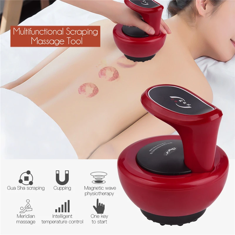 Electric Guasha Massager Ultrasonic RF Scraping Tool Fat Removal Body Slimming Stimulate Acupoint Detoxification Cupping Massage
Electric Guasha Massager Ultrasonic RF Scraping Tool Fat Removal Body Slimming Stimulate Acupoint Detoxification Cupping Massage