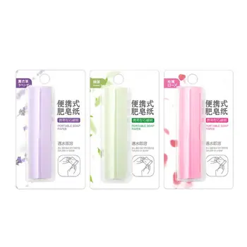 Convenient Mini 1.2m Paper SoapScented Slice Portable Pull Out Use Travel Hand Washing Soap Antibacterial Antivirus Soap
Convenient Mini 1.2m Paper SoapScented Slice Portable Pull Out Use Travel Hand Washing Soap Antibacterial Antivirus Soap