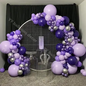 Balloons Garland Arch Baby Shower DIY Chrome Purple Happy Birthday Party Sliver Decor Balloon Kid Wedding Decoration Supplies
Balloons Garland Arch Baby Shower DIY Chrome Purple Happy Birthday Party Sliver Decor Balloon Kid Wedding Decoration Supplies