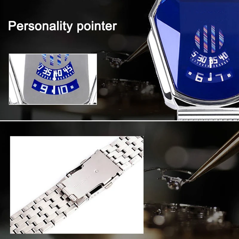 New Hot Diamond Style Quartz Watch Waterproof Fashion Steel Band Quartz Watch for Men Women USJ99 New Hot Diamond Style Quartz Watch Waterproof Fashion Steel Band Quartz Watch for Men Women USJ99