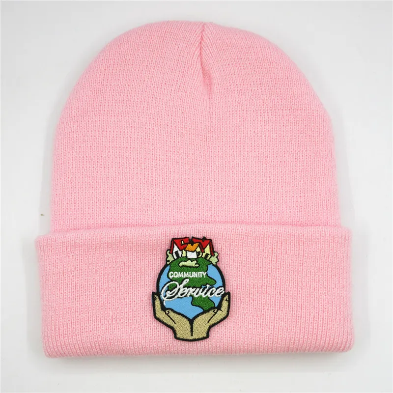 Cotton Earth Embroidery Thicken Knitted Hat Winter Warm Hat Skullies Cap Beanie Hat for Men and Women 389
Cotton Earth Embroidery Thicken Knitted Hat Winter Warm Hat Skullies Cap Beanie Hat for Men and Women 389