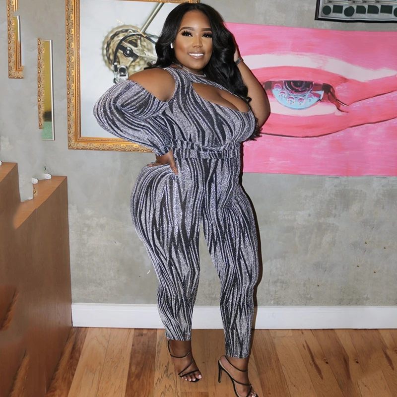 Plus Size Jumpsuits Women Clothing Long Sleeve Sexy One Shoulder Jumpsuit Skinny Party Jumpsuit Wholesale Items Dropshipping
Plus Size Jumpsuits Women Clothing Long Sleeve Sexy One Shoulder Jumpsuit Skinny Party Jumpsuit Wholesale Items Dropshipping