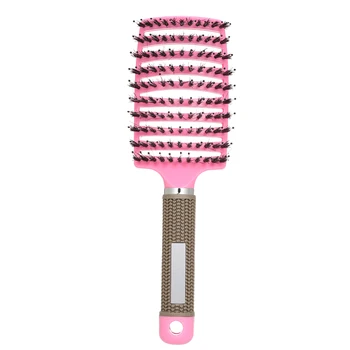 Curved Boar Hair Brush Bristle Hair Brush Massage Shampoo Comb Detangling Magic Hairbrush for Women
Curved Boar Hair Brush Bristle Hair Brush Massage Shampoo Comb Detangling Magic Hairbrush for Women
