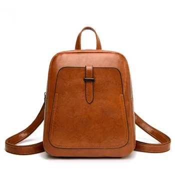 Backpack Women PU Leather Small Backpack Retro Fashion Bag Casual Girls Shoulder Bag Female Student Bag mochila mujer
Backpack Women PU Leather Small Backpack Retro Fashion Bag Casual Girls Shoulder Bag Female Student Bag mochila mujer