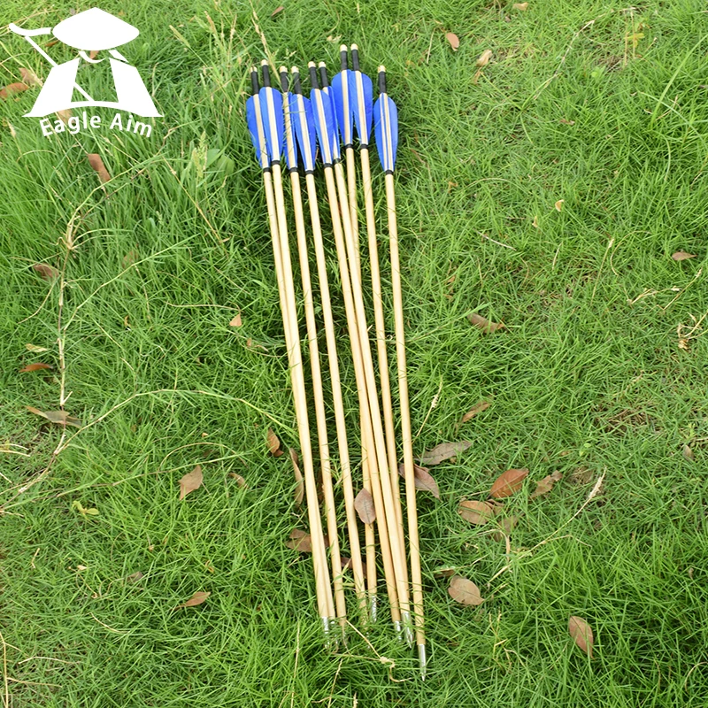 12pcs with 80cm Handmade Archery Wooden Arrows Eidolon Turkey Feathers Target Practice for Outdoor Hunting &Shooting
12pcs with 80cm Handmade Archery Wooden Arrows Eidolon Turkey Feathers Target Practice for Outdoor Hunting &Shooting