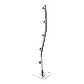 Wall Fixing Metal Clothes Towels Hanging Down Slant Bracket