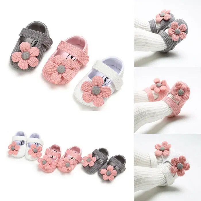 Stylish Baby Toddler Girl Shoes Cute 3D Floral Soft Sole Crib Shoes Flower Cotton Prewalker Shoes 0-18Months
Stylish Baby Toddler Girl Shoes Cute 3D Floral Soft Sole Crib Shoes Flower Cotton Prewalker Shoes 0-18Months