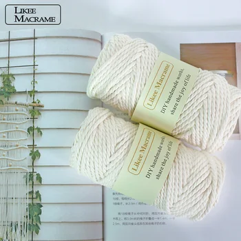 4mm x 50m Macrame Twisted String Cotton Cord Thread Rope Craft Handmade Decorative Wall Hanging DIY Home Textile
4mm x 50m Macrame Twisted String Cotton Cord Thread Rope Craft Handmade Decorative Wall Hanging DIY Home Textile