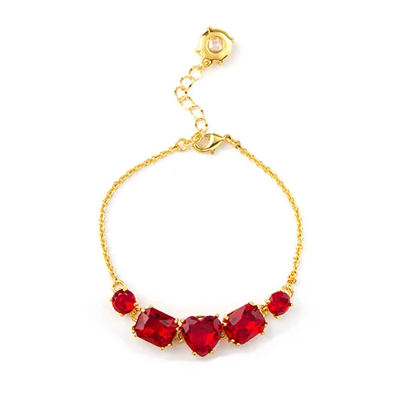 Square Heart Zirconia Crystal Bracelet Bangles For Girl Women Exquisite Gift Red Pink Blue Color CZ Zircon Stone Jewelry
Square Heart Zirconia Crystal Bracelet Bangles For Girl Women Exquisite Gift Red Pink Blue Color CZ Zircon Stone Jewelry